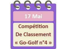 Compétition de Classement  GO Golf  n°4